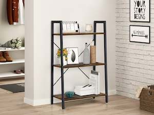 Roan 3 Tier Ladder Shelf - Black