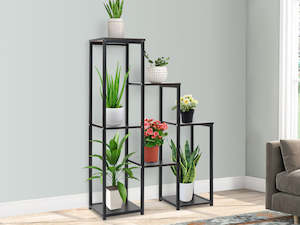 MUNOS 7 Tier Plant Stand - BLACK