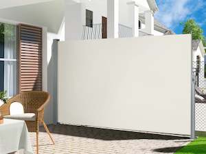 Outdoor: Toughout 1.8m x 3m Retractable Side Awning Screen Shade - Beige
