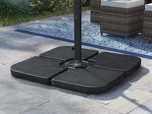 Square Outdoor Umbrella Base Set