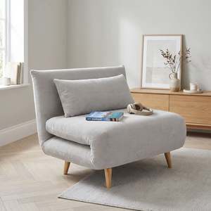 Block Promotion 2: Hastings 1 Seater Fold-Out Sofa Bed - Grey