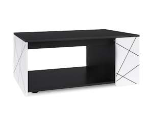 Dustin Coffee Table - Oak Grey + White