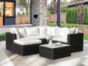 Verona 7 Piece Outdoor Rattan Furniture Sofa Set