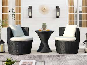 Boracay 3 Piece Rattan Outdoor Sofa Set