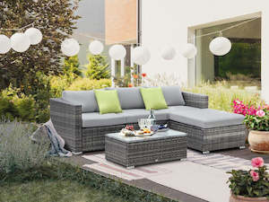 CURACAO Rattan Outdoor Sofa Set 5PCS