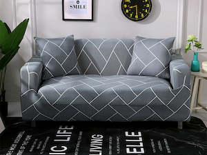 Living Room: 3 Seater Sofa Couch Cover 190-230cm - Stripe