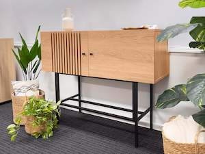 Dining Room: Tarkine 1.2m Wooden Buffet Sideboard - Oak