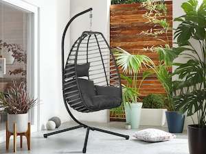 Homepage Sale 6: Aegina Outdoor Hanging Egg Chair - Grey