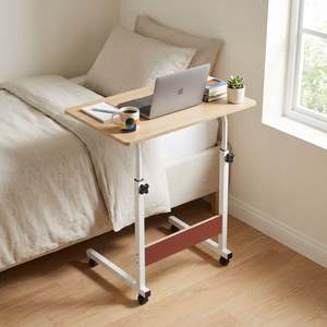 60 x 40cm Adjustable Laptop Stand Table - White