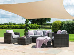 Basics Collection: Rectangle Shade Sail 3m x 4m - DESERT SAND