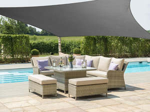 Basics Collection: Rectangle Shade Sail 3m x 4m - CHARCOAL