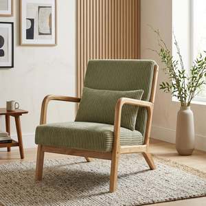 On Sale: Taru Velvet Armchair - Green