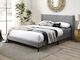 Bassie Queen Bed Frame - Light Grey