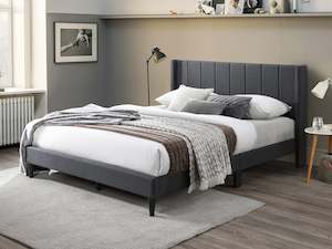 Careys Queen Bed Frame - Dark Grey