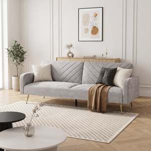 Preorder: Kiwi 3 Seater Sofa Bed - Dark Grey