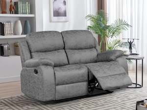 New Arrival: Wilson Manual 2 Seater Recliner Sofa - Grey