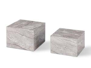Slideshow Sale 3: Aubrey Square Side Table - Set of 2 - Grey