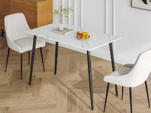 James Rectangular Ceramic Dining Table 120 x 80cm
