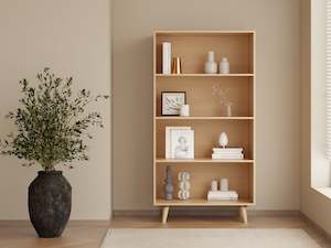 Napier Bookshelf Storage Shelf - Oak