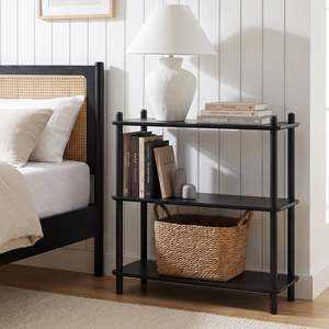 Tui 3 Tier Storage Shelf Bookshelf - Black
