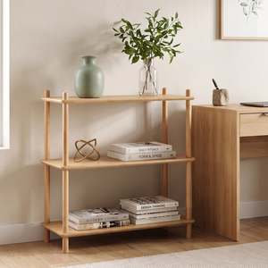 Tui 3 Tier Storage Shelf Bookshelf - Oak