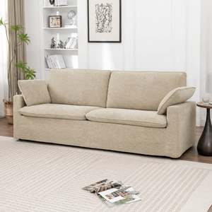 Homepage Sale 8: Solace 3 Seater Sofa - Taupe