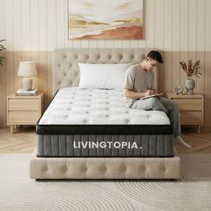 King Single Mattresses: LivingTopia Hybrid Prime King Single Mattress