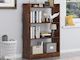 Bulls 80cm 4 Tier Bookshelf - Rustic Brown