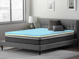Betalife Dream Flip Dual Sided Memory Foam Mattress Topper - King