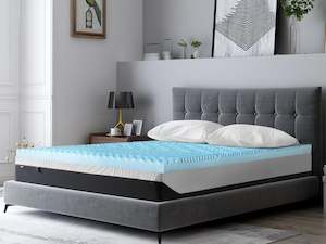 Betalife Zonelux 5 Zone Gel Memory Foam Mattress Topper - Super King