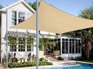 Toughout Serein Waterproof Rectangle Shade Sail 3m x 4m - Sand