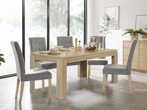 Dining Tables: Azar Dining Table Rectangle 160 x 80cm - Natural
