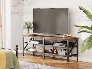 Gambia 1.4m Entertainment Unit - Rustic Brown