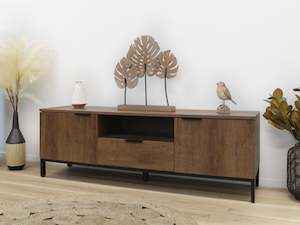 Entertainment Units: Ocala 1.5m Entertainment Unit - Walnut