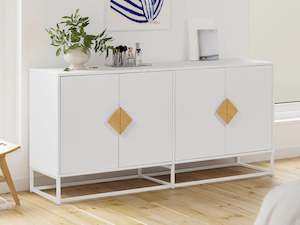 Alaska Sideboard Buffet Table - White