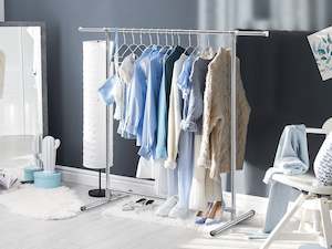 Portable Adjustable Clothes Rack - Single