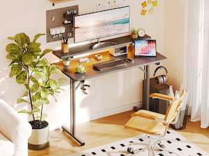 Homepage Sale 13: Tucker 100cm LED Gaming Desk - Carbon Black