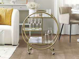 New Arrival: Addlie Metal Bar Cart - Golden