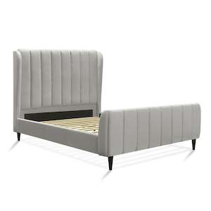 Slideshow Sale 1: Royal Queen Bed Frame - Oat White