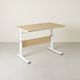 Lucas 120cm Manual Standing Desk - Maple + White
