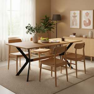 Dining Tables: Jackson Dining Table 180 x 90cm - Natural
