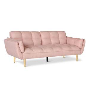 Sofa Beds: Dover 3 Seater Sofa Bed - Pink