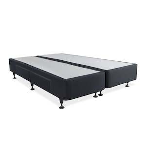 Charles Fabric Super King Split Bed Base 4 Drawers - Black