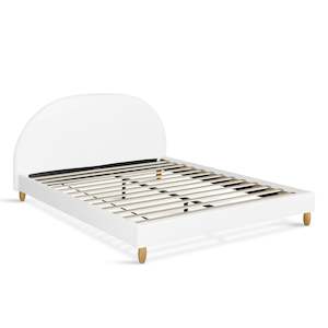 King Beds: MORUISG King Bed Frame - White