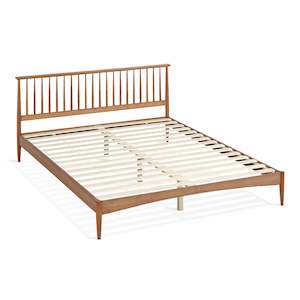 Tolmount King Wooden Bed Frame - Walnut