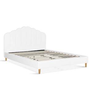 GAIRICH Queen Bed Frame - White