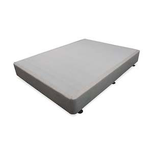 Vinson Fabric Queen Bed Base - Grey