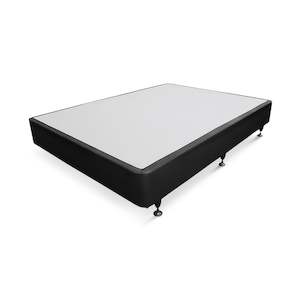 Vinson Fabric Queen Bed Base - Black
