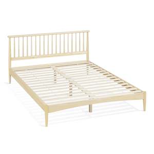 Tolmount Queen Wooden Bed Frame - Light Oak