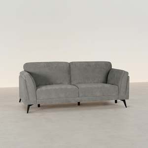 Products: Brulo Linen 3 Seater Sofa - Grey
